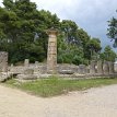 P018 Temple of Hera... a Doric peripteral temple with six columns at the narrow and sixteen columns at the long sides; divided into three chambers: pronaos (the...