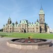 IMG_7421 The Centennial Flame with East Block (officially the Eastern Departmental Building) of Parliament Hill