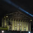 Pic 004 Palais Bourbon - construction of the main building started in 1722. Napoleon, wanted the building to mirror the Madeleine temple, added the colonnaded front...