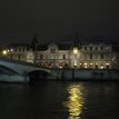 Pic 008 Louvre Palace and Pont Royal - Royal Bridge, built between 1685-1689, the arches are well higher towards the middle of the bridge, giving it a curved look.