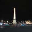 Pic 018 Giant Egyptian obelisk decorated with hieroglyphics exalting the reign of pharaoh Ramses II. Fountains with theme of rivers and seas - Place de la Concorde.