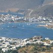 P001a Patmos, a tiny Greek island in the Aegean Sea, with lace-like coastline, sheer cliffs and volcanic soil; the main communities are Chora and Skala...