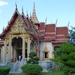 P1150026_SC The large grounds of Wat Chalong that is officially named Wat Chaitararam contains a viharn (sermon hall), a mondop (a temple or shrine with a spired roof), a...