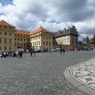 P027-045 Prague Castle Square (Hradcany Square) connects to the western side of Prague Castle.