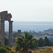 P006 ... the incredible still-standing columns of the Hellenistic Temple of Apollo at the Acropolis of Ancient Rhodes; at the peak of the cliff rising above the...