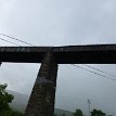 P022-050 ... near Glenbeigh along the Ring of Kerry scenic route, the remnants of the old railway Glensk Viaduct of the old Great Southern and Western Railway line which...