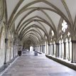 IMG_2252 Cloister (a covered walk with an open colonnade on one side, running along the walls of buildings that face a quadrangle or garth)