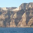 P001e2 ... Palea Kameni (old burnt island), the first to be formed after the Minoan eruption, considerably larger in the past but broke up during the eruptions in...