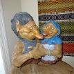 P009 ... sweet'ole troll-couple by the corner of the farmhouse restaurant...