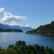 P013 ... spectacular view of the Hardanger fjord and Folgefonna glacier and the surrounding mountains, Steinstø Frukt og Kakebu...