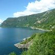 P021 Hardanger fjord, the second longest fjord in Norway, located in the Hardanger region of Hordaland county, fjord stretches 111 miles from the Atlantic Ocean,...