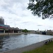 P017 ... photostop by the esplanade after crossing Klarabergsviadukten (viaduct bridge of St Clare Hill stretching over Klara Sjö canal), walking towards the City...