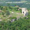 009 - P1170199 Trapesitsa Hill Fortress, the other fortress besides the much larger Tsarevets Fortress. The Monastery of St. Ivan Riiski (John of Rila) was located in this...