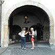 P031 Origins of the Stone Gate (Kamenita Vrata) dating back to as early as 1266 and today the restored archway forms a key part of the ruins of the ancient city...